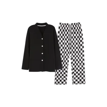 Urban Beauty Pajama Set Women's Black