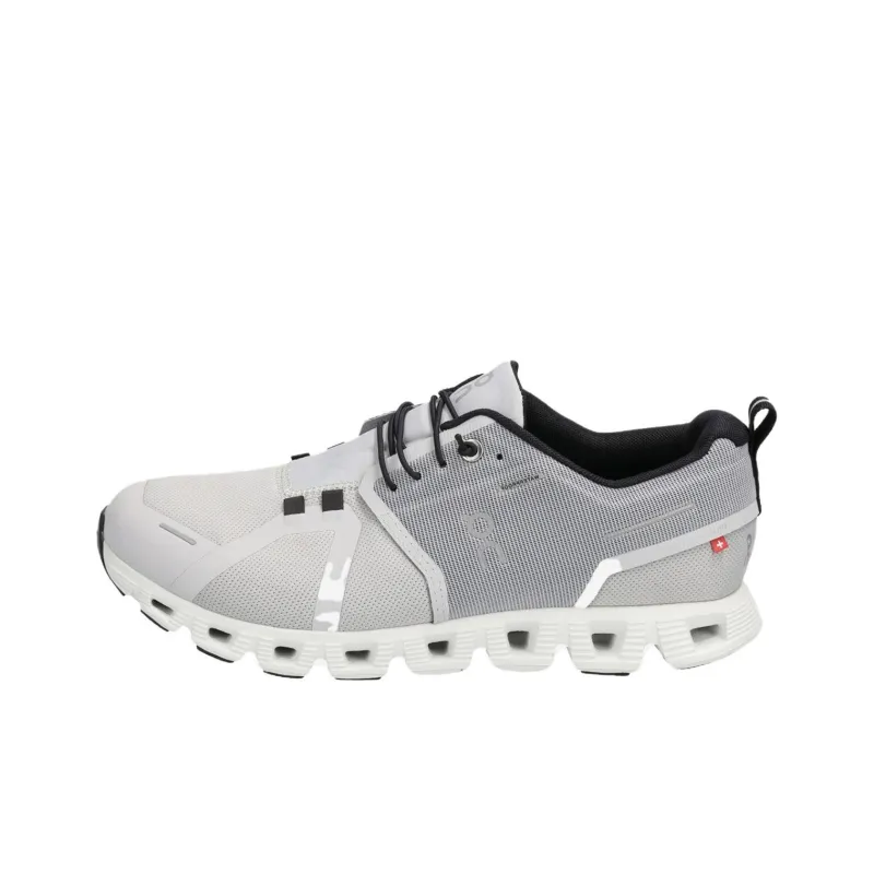On Running Cloud 5 Waterproof Glacier Grey White-0