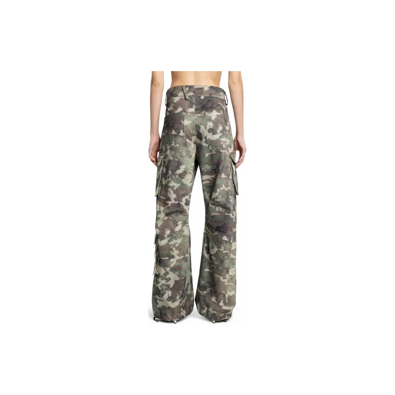 Misbhv Monogram Camo Printed Cargo Trousers-1