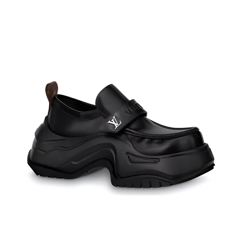 LOUIS VUITTON Archlight 2.0 Platform Loafers Casual Shoes Men's Black-1