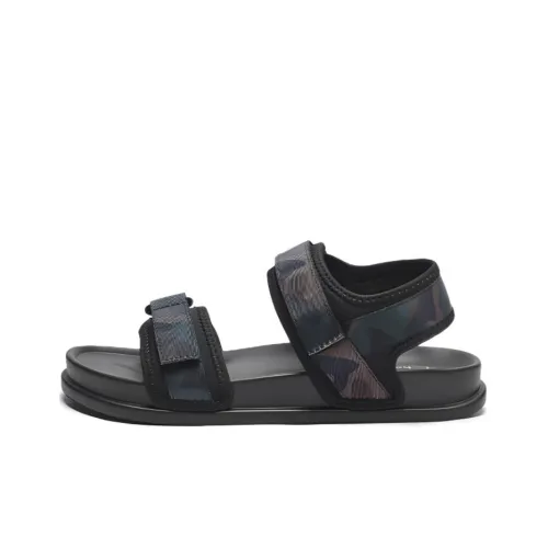 Hotwind Beach Sandals Men Black/Green