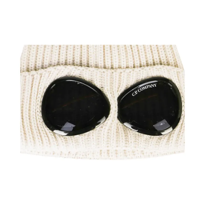 C.P.Company Goggle Detailed Turn Up Hem Beanie-2