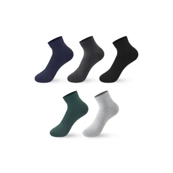 INVISIBLE Mid-Calf Socks Men's 5 Pack