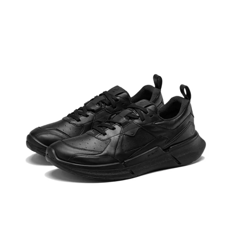 Ecco Wear-Resistant Low-Top Casual Shoes Men's Black-3