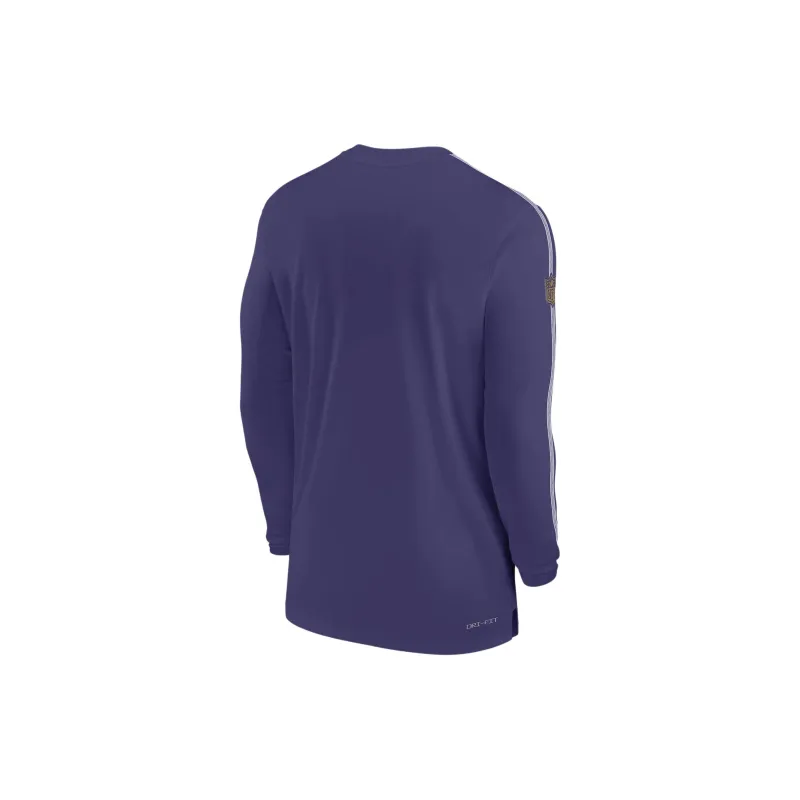 Nike Baltimore Ravens Sideline Coach Men's Nike Dri-FIT Nfl Long-Sleeve Top-1