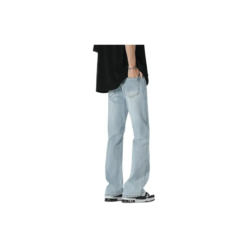 VIPGOOSE Jeans Unisex Classic Black-14