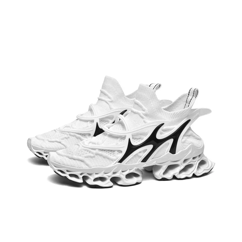 Comanier Cushioning And Breathable Mid Top Casual City Commute Sprint Long Distance Running Shoes Unisex-14