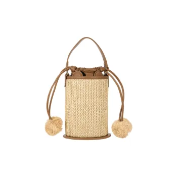 AJIDOU Artificial Leather Shoulder Bag, Crossbody Bag, Handbag Regular Women's Wheat