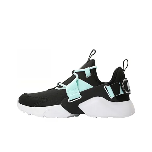 Nike Huarache City Running Shoes Women's Low-Top Black/Green