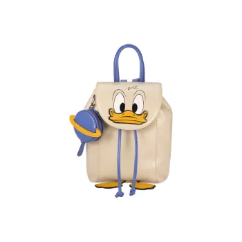 AJIDOU Artificial Leather Backpack Women's Wheat