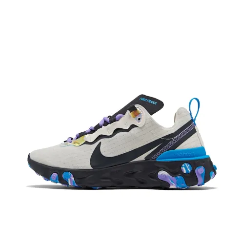 Nike React Element 55 Off Noir Blue Women's