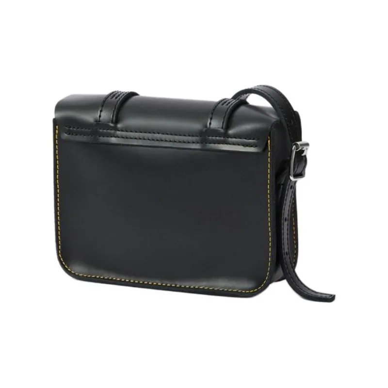 Dr.Martens Smooth Leather Crossbody Bag, Shoulder Bag Mini Unisex Black-4