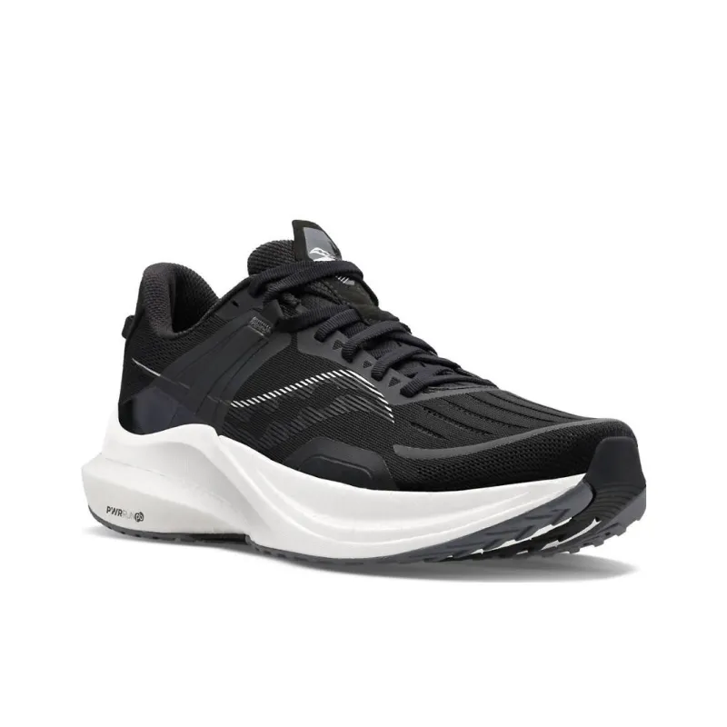 Saucony Tempus Running Shoes Women's Low Top Black White-2