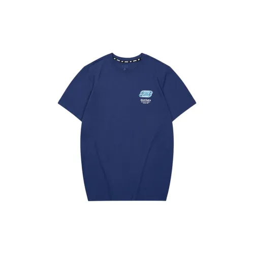 Skechers T-Shirts Unisex Medieval Blue