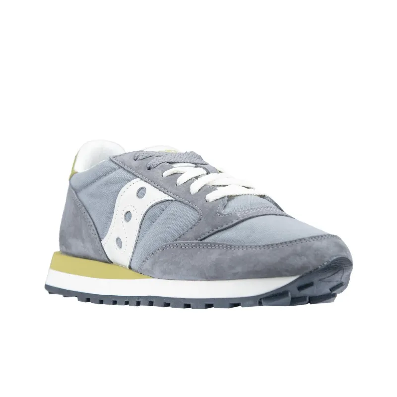 Saucony Jazz Anti-Slip Wear-Resistant Low-Top Sole Technology Sprint Retro Running Shoes Men's Gray 2-2