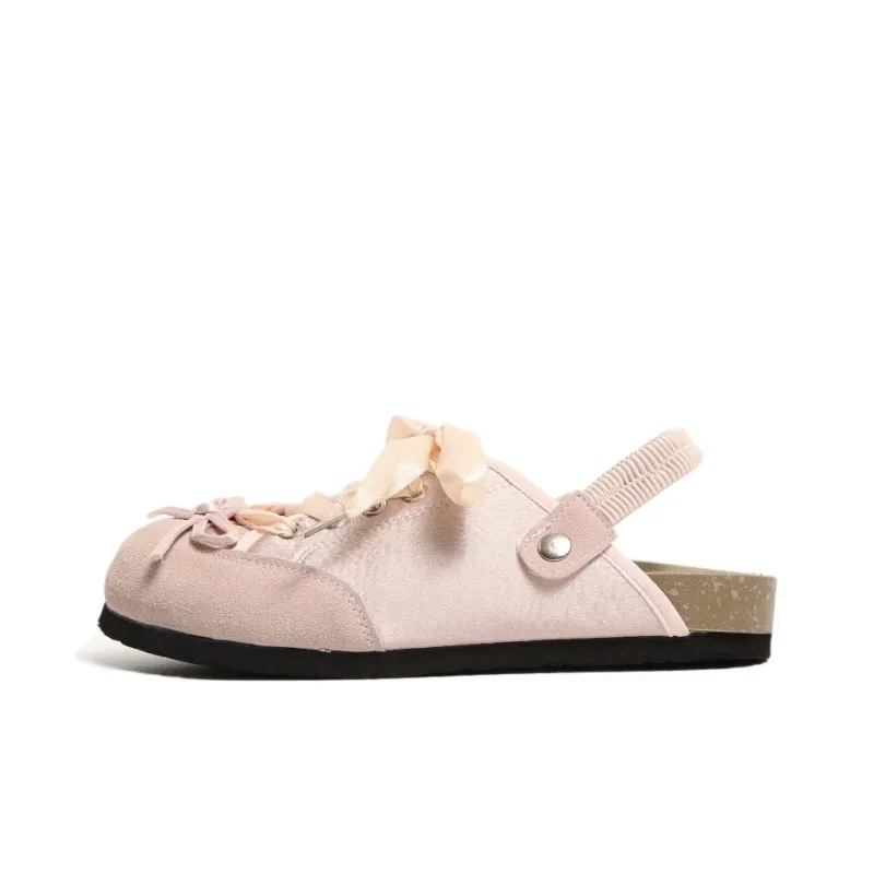 BTE Rubber Sole Quiet Odor Resistant Abrasion Resistant Slip Resistant Closed Toe Slippers Women's-5