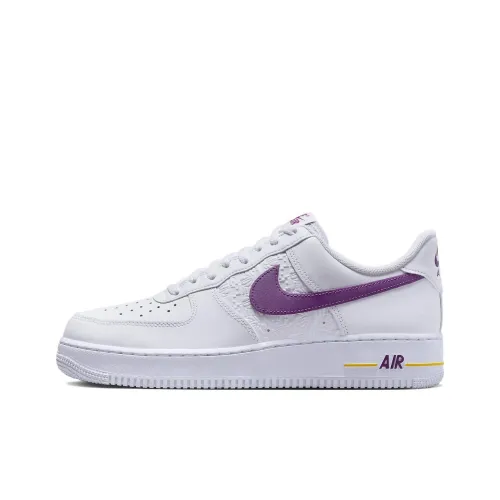 Nike Air Force 1 '07 'Embossed Hoops Lakers'