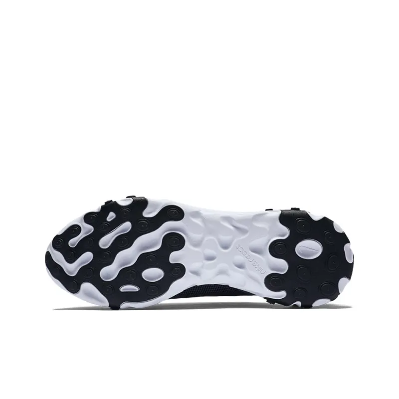 Nike React Element 55 Black Metallic Silver-4