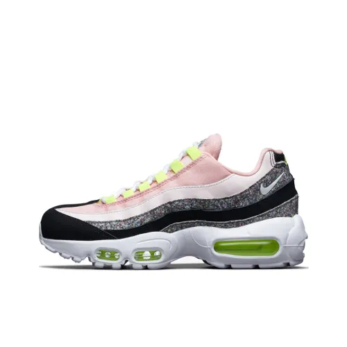 Nike Air Max 95 Running Shoes Women's Low-Top Black/Pink