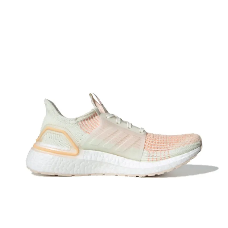 Adidas Ultra Boost 19 Off White Glow Orange Women's-1
