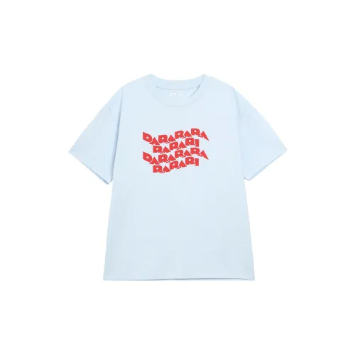 UNIQLO TREASURE Co-brand T-Shirts Unisex Light Blue