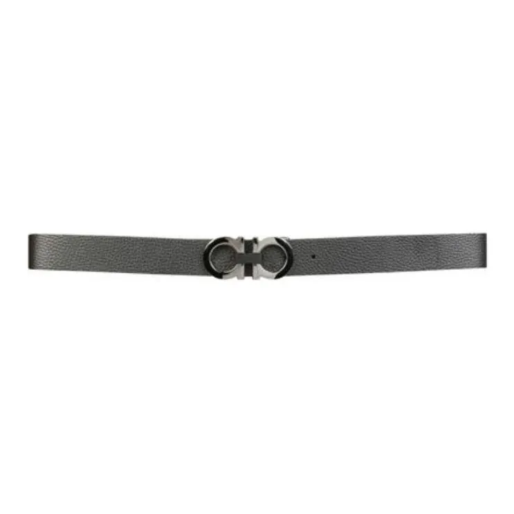 Ferragamo Gancini Buckle Reversible Belt-0