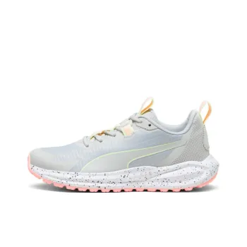 PUMA Twitch Runner Anti-Slip Wear-Resistant Low-Top Running Shoes Unisex Light Gray Pink