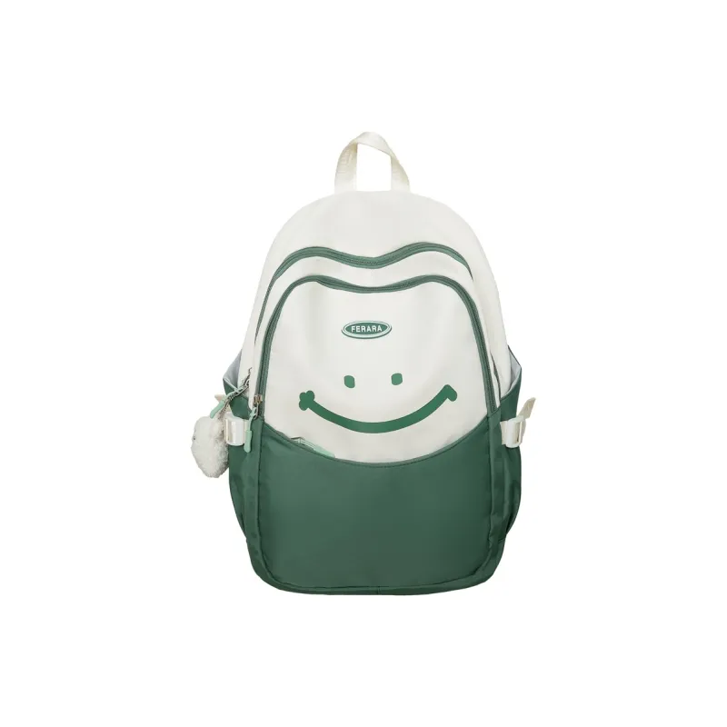 Banyanu Nylon Backpack Regular Unisex Pink/Red/Green/Black-3