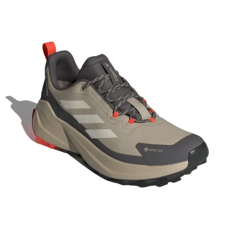 Adidas TERREX TRAILMAKER 2.0 Wear Resistant Waterproof And Breathable Grip Low Top Hiking Shoes Men's Ecru Gray-2