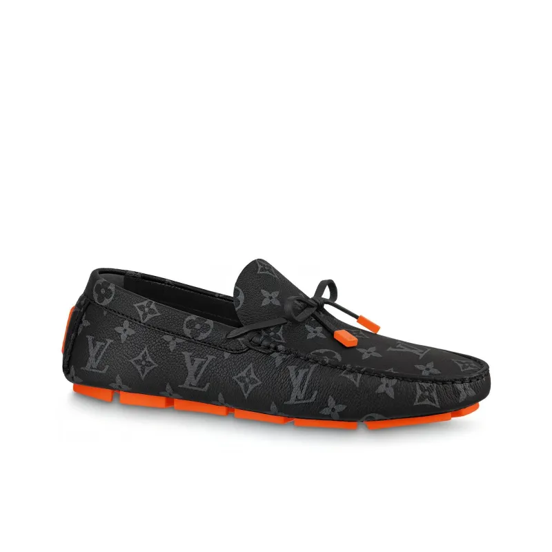 LOUIS VUITTON Driver Casual Shoes Men's Black-2