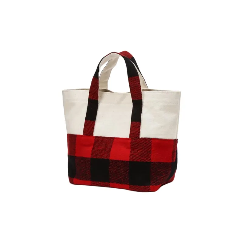 Champion Canvas Canvas Bag Tote Bag Shopping Bag Handbag Small Size Women's Red-1