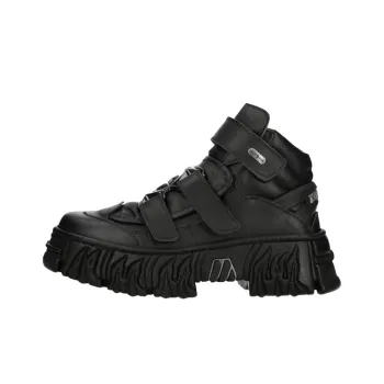 NEW ROCK High-Top Casual Shoes Unisex Black