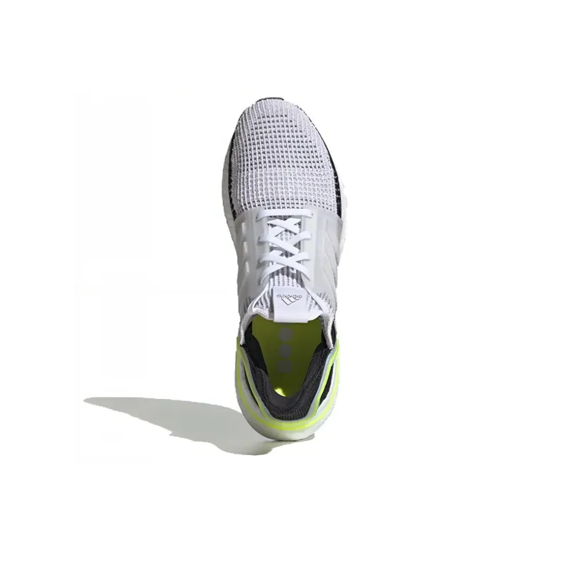 Adidas Ultra Boost 19 White Black Volt-3
