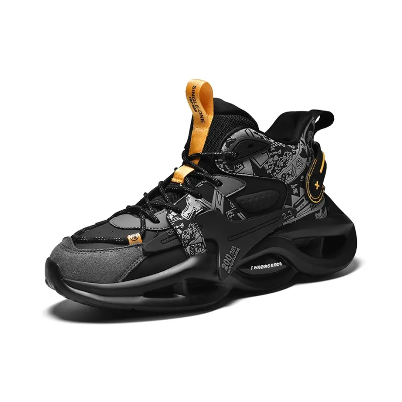 Jerden Smith Thermal Cushioning Coverage Height Increasing Breathable Waterproof Low Top Chunky Sneakers Men's-16