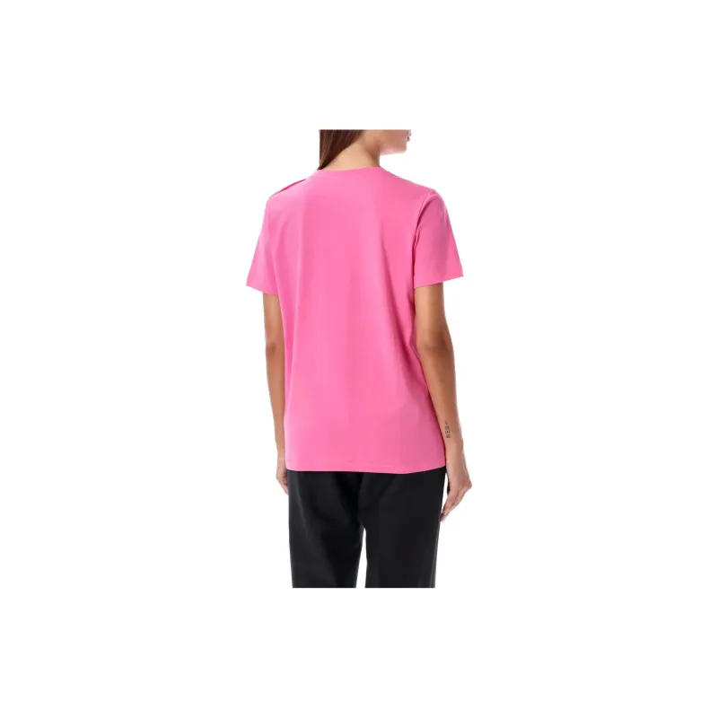 BALMAIN Logo Printed Crewneck T Shirt-1
