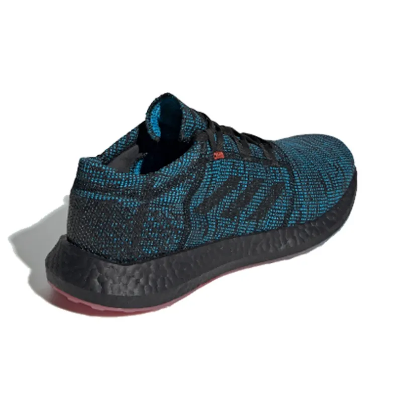 Adidas PureBoost Go Ltd 'Black Shock Cyan'-3