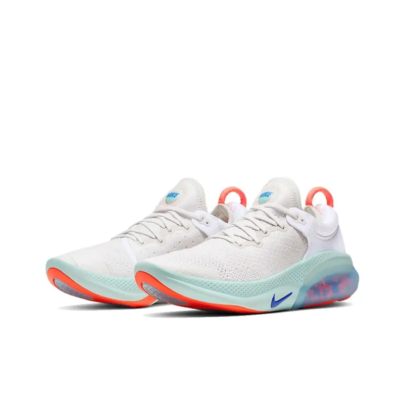 Nike Joyride Run Flyknit White Bright Mango Racer Blue Women's-2