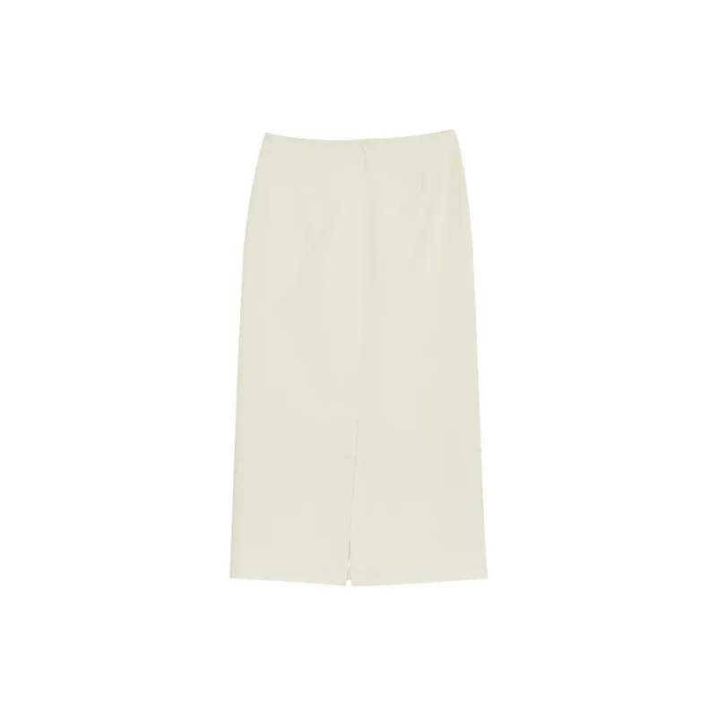 THE SEA LIFE Casual Long Skirt Women's White Birch-1