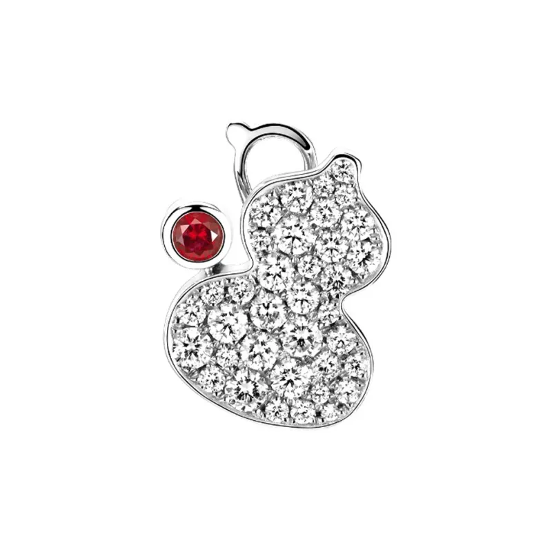 Qeelin 18K White Gold Earrings Women's Silver-0