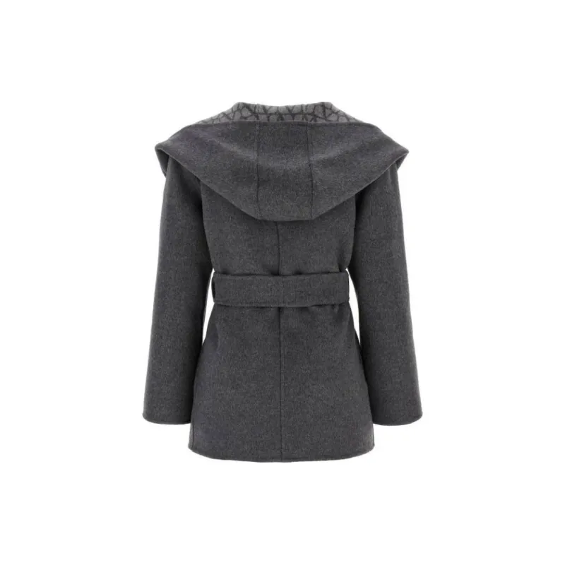 Valentino Trench Coat Women's Gray-1