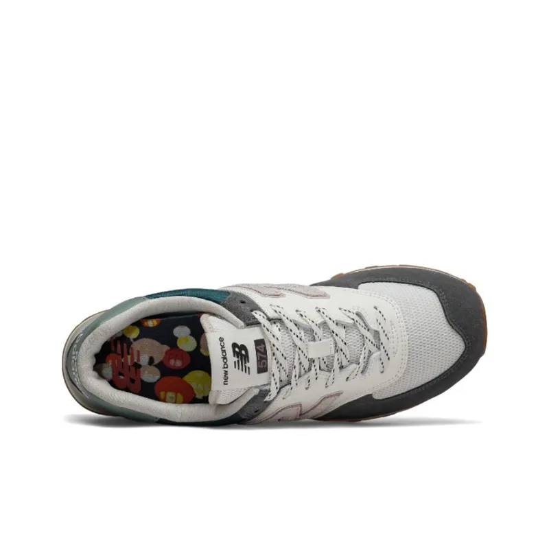 New Balance 574 Grey Cream Mint Green-2
