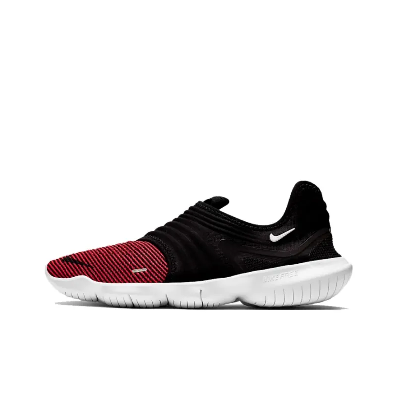 Nike Free Rn Flyknit 3.0 'Black Bright Crimson'-0