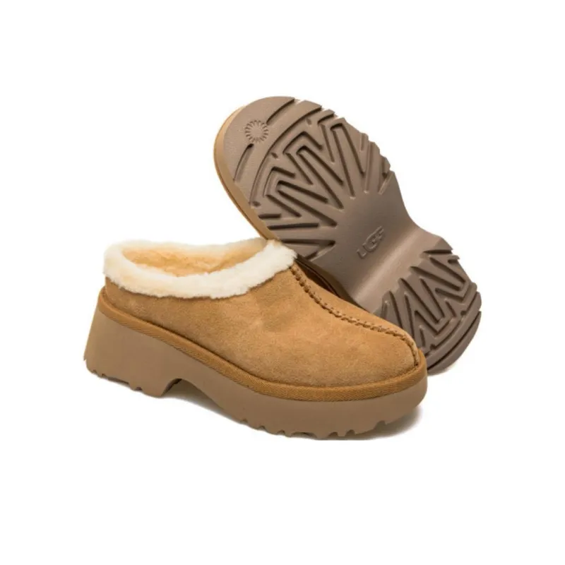 UGG New Heights Cozy Clog Chestnut Women's-6