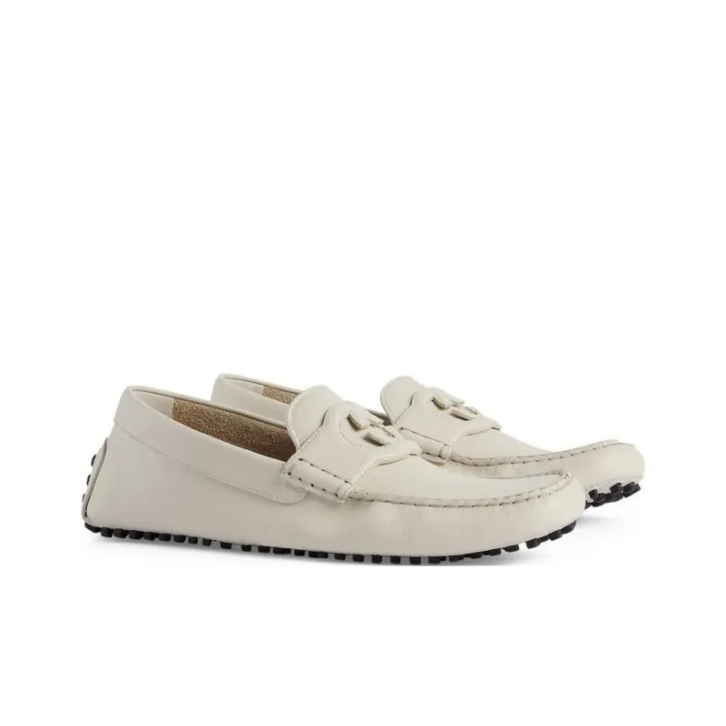 GUCCI Interlocking G Driving Shoes-2