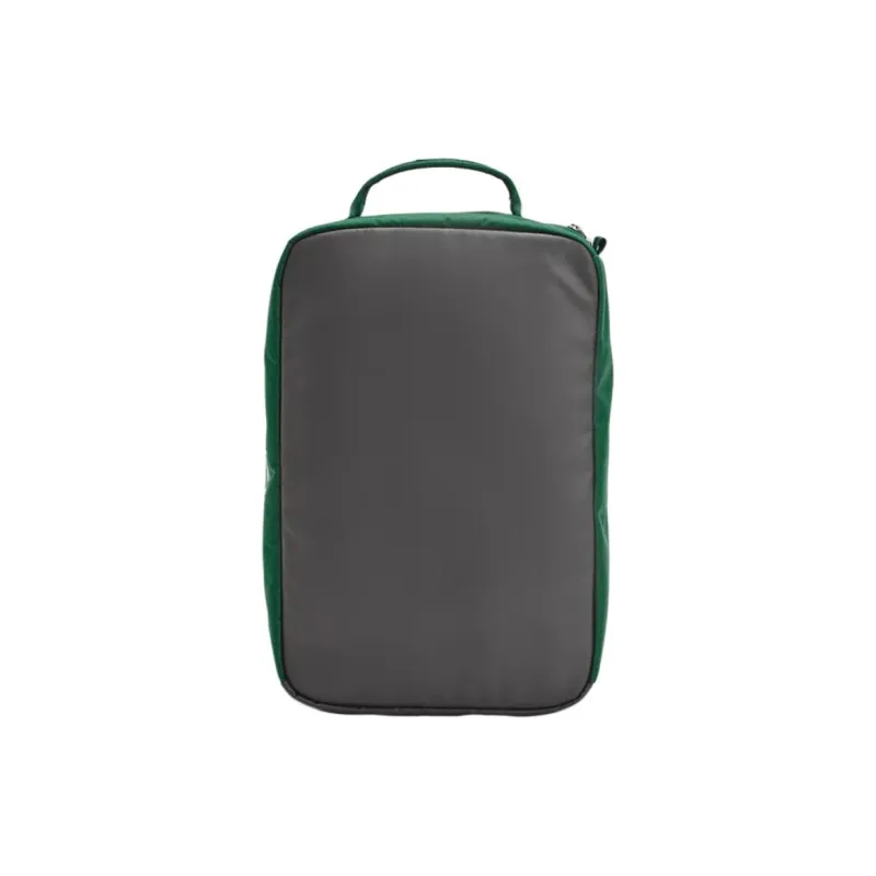 Under Armour Polyester With PU Shoelace Storage Bag Large Size Unisex Halo Gray & Forest Green & White Soil-1