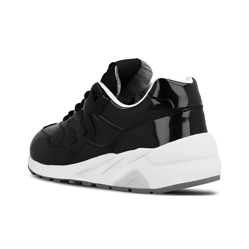 New Balance 580 Black Patent Leather Women's-4
