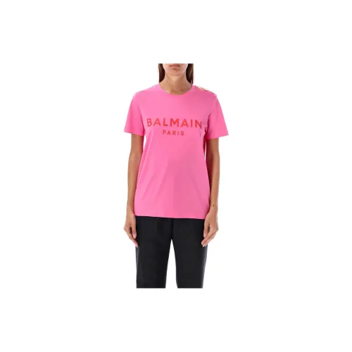 BALMAIN T-Shirts Women's Pink