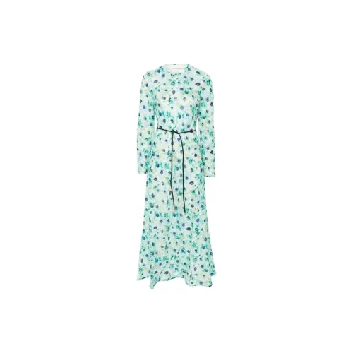 Zimmermann Long-Sleeved Dresses Women's Aqua Blue