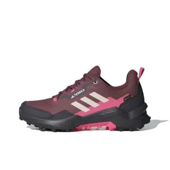 Adidas Terrex Ax4 GORE TEX Waterproof And Breathable Low Top Hiking Shoes Women's Dark Red