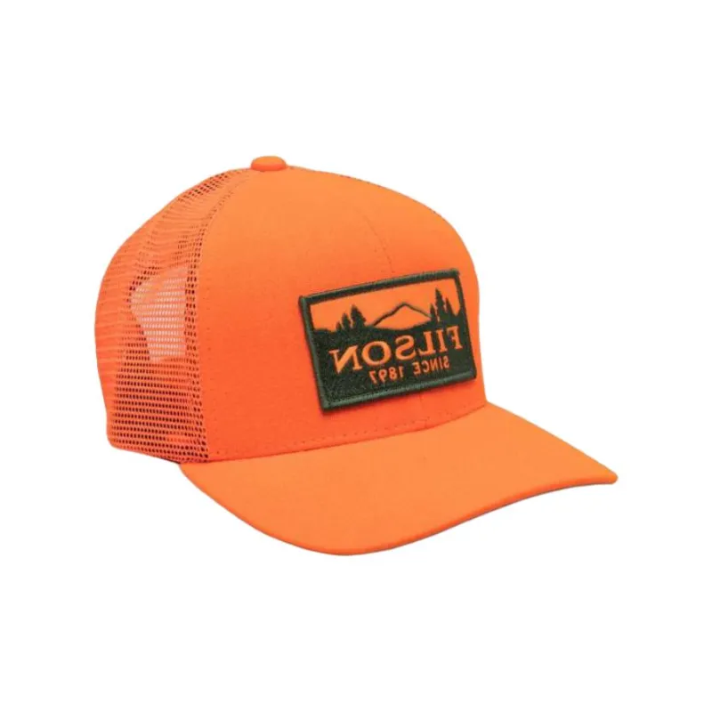 Filson Cotton Baseball Caps Unisex Orange-1